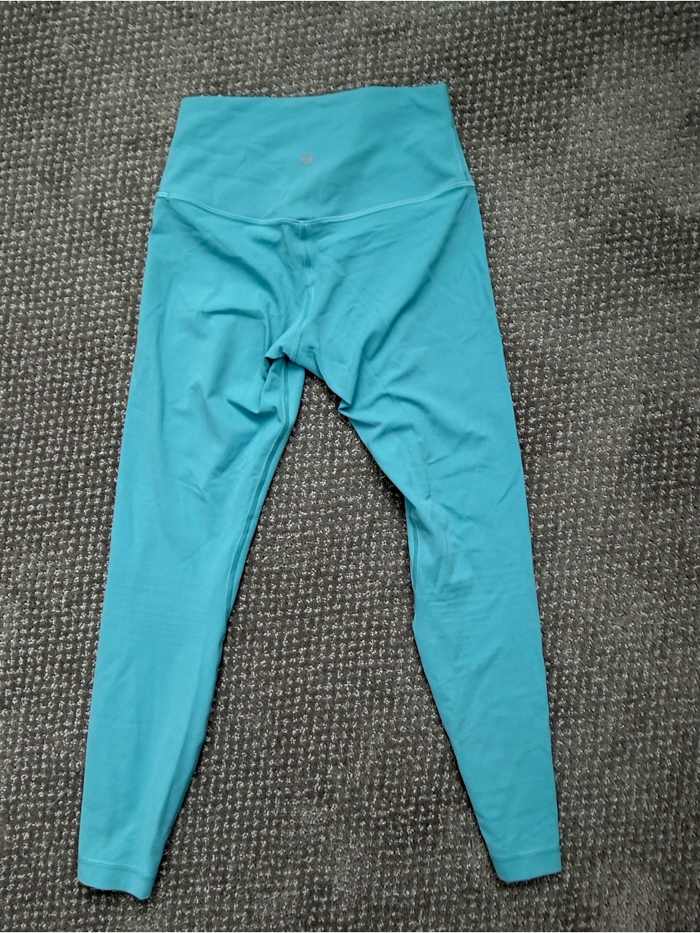 LULULEMON ALIGN HIGH RISE PANT 25 AQUA BLUE SIZE 6